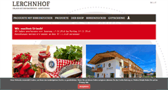 Desktop Screenshot of lerchnhof.com